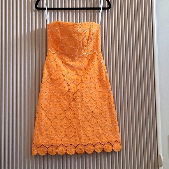 Shoshanna Orange Strapless Dress - Picture 2 of 2